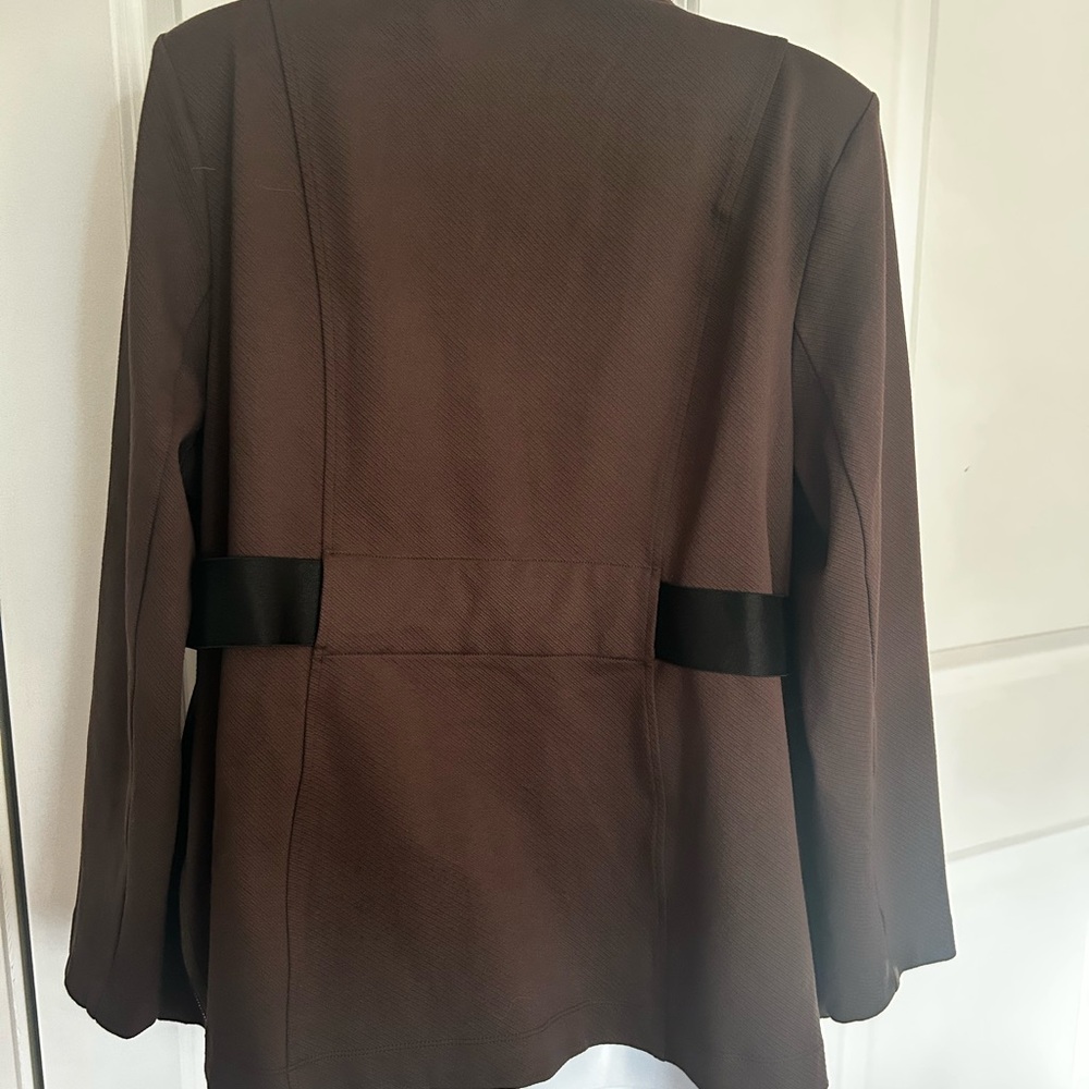 CAbi Academy Utility Blazer with Asymmetrical Zipper - Picture 8 of 8
